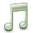 iTunes Silver (Green) Icon